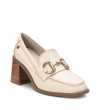 Carmela Mocasines de piel 161127 beige