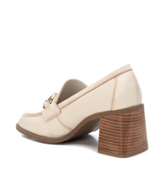 Carmela Mocasines de piel 161127 beige