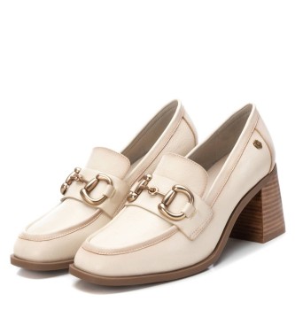 Carmela Mocasines de piel 161127 beige