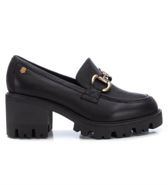 Carmela Leren loafers 161129 zwart