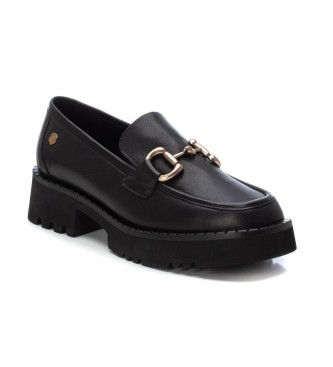 Carmela Leren loafers 161163 zwart
