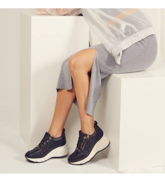 Carmela Sneakers in pelle 161199 nere -Altezza zeppa: 6cm-