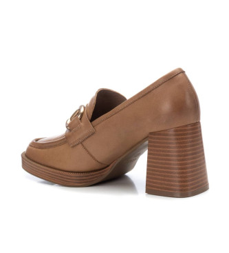 Carmela Leather Shoes 161235 brown -Height heel 8cm