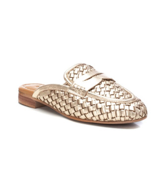 Carmela Sapatos de couro 161301 dourado