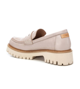 Carmela Mocasines de piel 161309 taupe