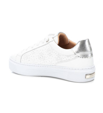 Carmela Leather trainers 161317 white, silver