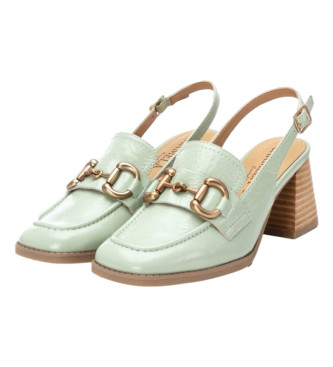 Carmela Nappa leather shoes 161446 aqua green