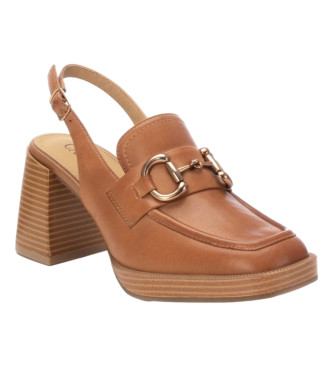 Carmela Brown leather shoes 161595 -Heel height: 8cm