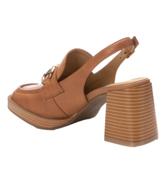 Carmela Chaussures en cuir marron 161595 - Hauteur du talon : 8cm