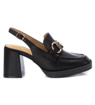 Carmela Leren schoenen 161595 zwart -Helhoogte 8cm