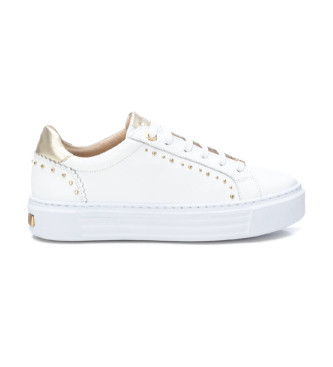 Carmela Zapatillas de piel 161762 blanco