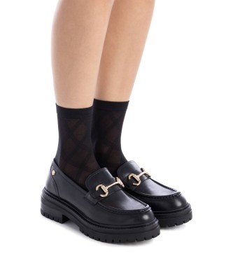 Carmela Mocassins en cuir 161782 noir