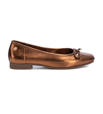 Carmela Leather Ballerinas 161791 bronze