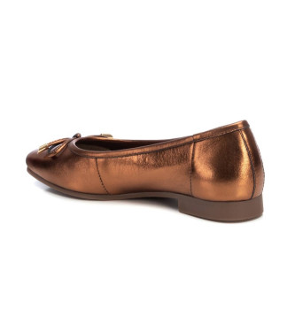 Carmela Ballerines en cuir 161791 bronze