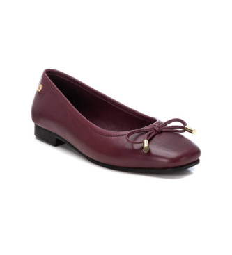 Carmela Ballerines en cuir 161791 bordeaux