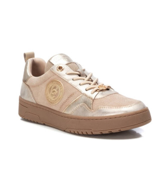 Carmela Leren sportschoenen 161808 beige