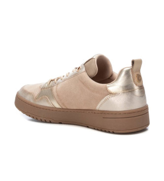 Carmela Zapatillas de piel 161808 beige