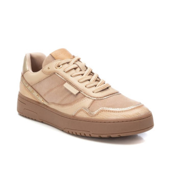 Carmela Leren sneakers 161810 beige