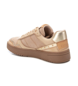 Carmela Zapatillas de Piel 161810 beige