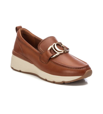 Carmela Leather Moccasins 161822 brown