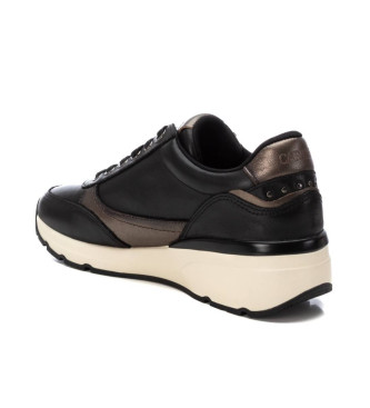 Carmela Zapatillas de Piel 161825 negro