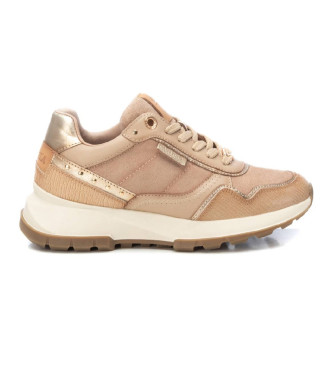 Carmela Zapatillas de Piel 161827 beige