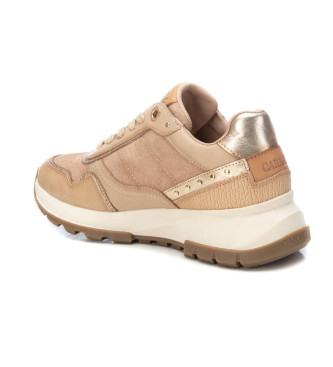 Carmela Zapatillas de Piel 161827 beige