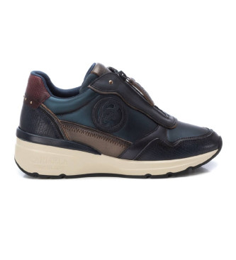 Carmela Leder Turnschuhe 161830 navy