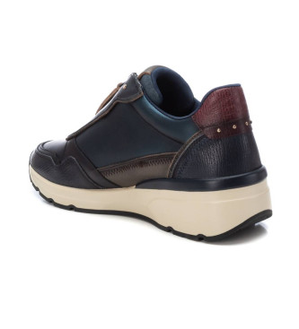 Carmela Leder Turnschuhe 161830 navy