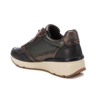 Carmela Leren sneakers 161830 groen