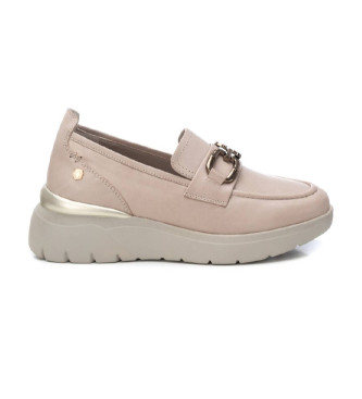 Carmela Mocasines de Piel 161837 beige