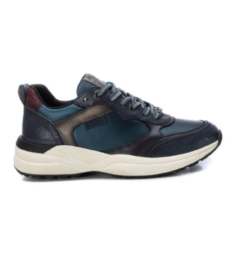 Carmela Leather Sneakers 161839 navy