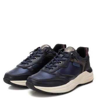 Carmela Leather Sneakers 161839 navy