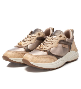 Carmela Leather trainers 161839 beige