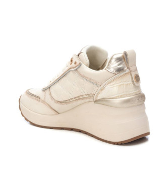 Carmela Leren sneakers 161845 Wit