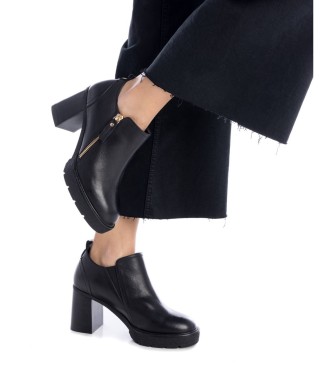 Carmela Bottines en cuir 161861 noir