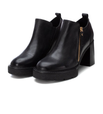 Carmela Bottines en cuir 161861 noir