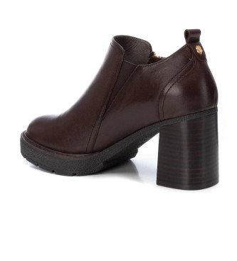 Carmela Bottines en cuir 161861 marron