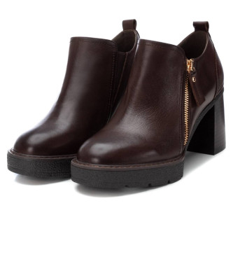 Carmela Leather ankle boots 161861 brown