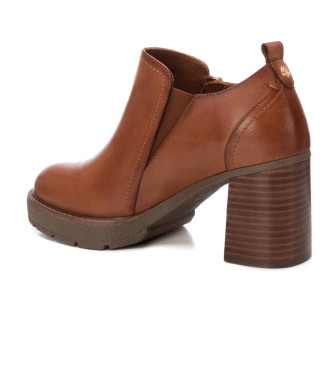 Carmela Botins em pele 161861 castanho