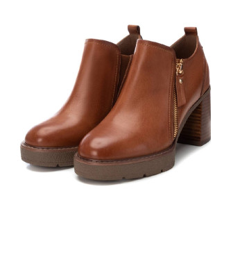 Carmela Bottines en cuir 161861 marron