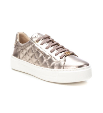 Carmela Leather trainers 161934 gold