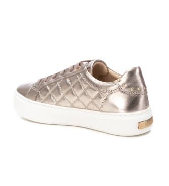 Carmela Leather trainers 161934 gold