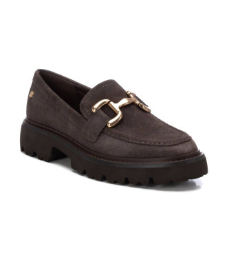 Carmela Leather moccasins 161952 grey