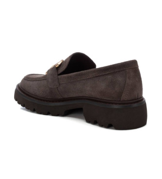 Carmela Leather moccasins 161952 grey