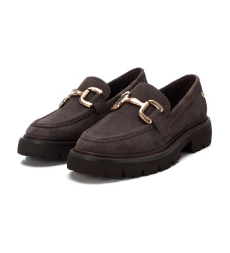 Carmela Leather moccasins 161952 grey