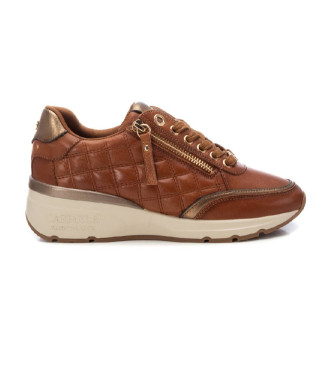 Carmela Leather trainers 161954 brown