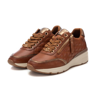 Carmela Leather trainers 161954 brown