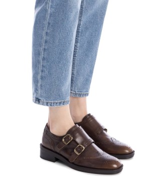 Carmela Leather Moccasins 161963 brown