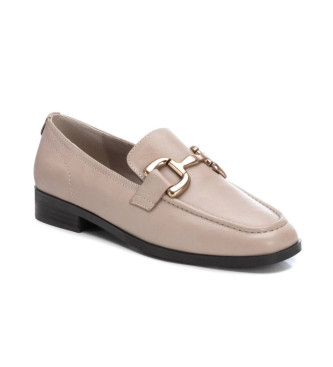 Carmela Leather Moccasins 161965 beige